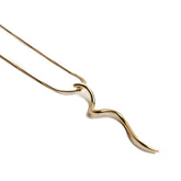 Infinity Bar Necklace - 18k Gold Plated