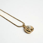 Goated Pearl Necklace - 18k Gold Plated