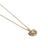 Glittery Love Necklace - 18k Gold Plated