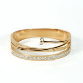 Twist Vibe Bracelet - 18k Gold Plated