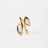 Double Wrap Ring - 18k Gold Plated