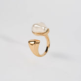 Pearl Dew Ring - 18k Gold Plated