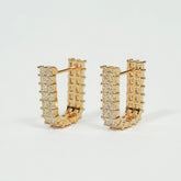 Glow Mini Hoops Earring - 18k Gold Plated