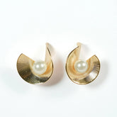 Pearl Harmony Earring - 18k Gold Plated