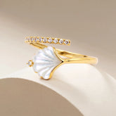 Muse Pearl Ring - 18k Gold Plated