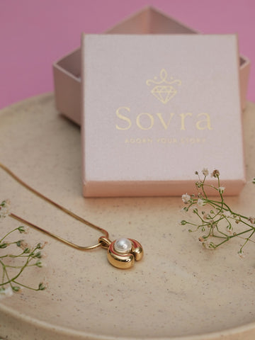 Goated Pearl Necklace - 18k Gold Plated