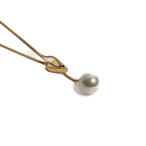 Starlit Solitaire Necklace - 18k Gold Plated