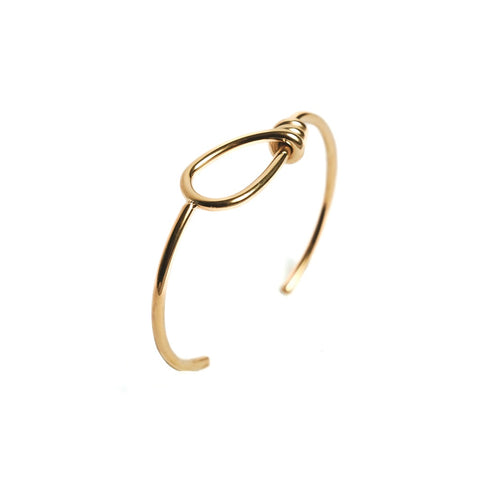 Bold Loop Bracelet - 18k Gold Plated