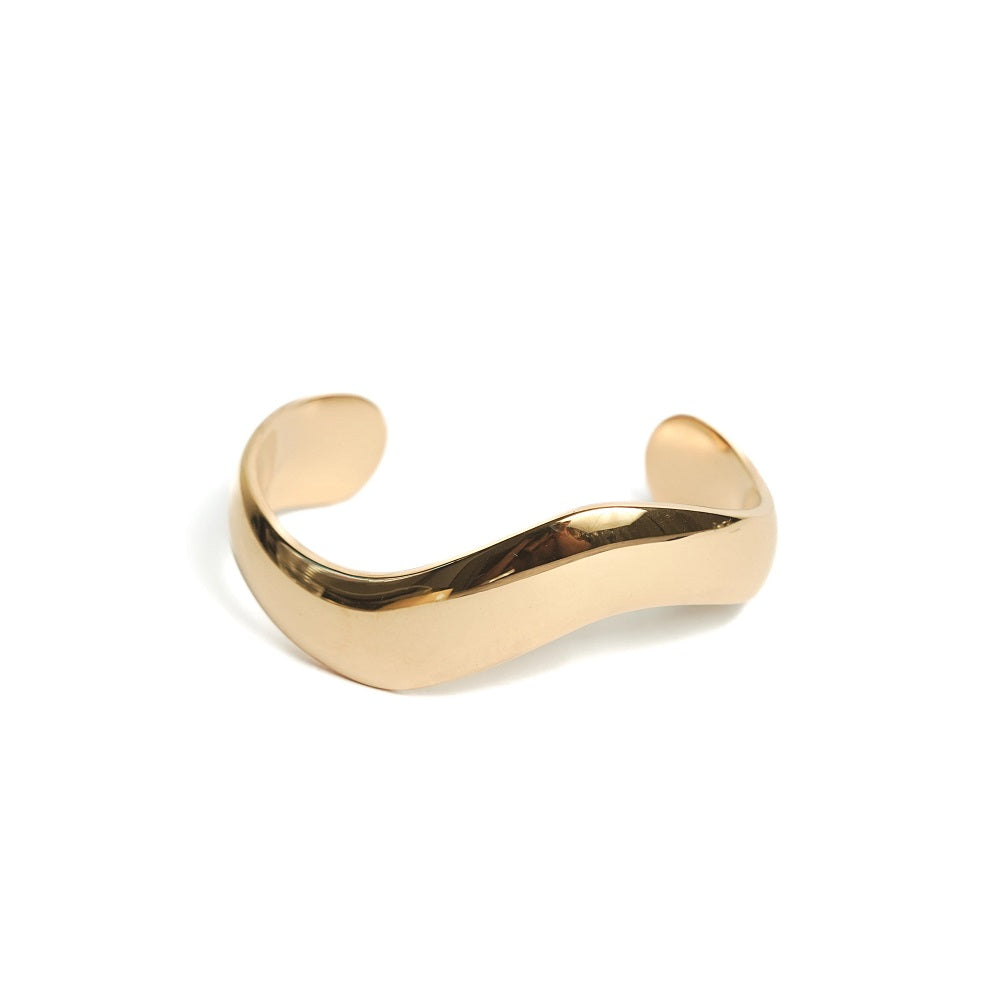 Sleek Arc Bracelet - 18k Gold Plated
