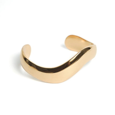 Sleek Arc Bracelet - 18k Gold Plated