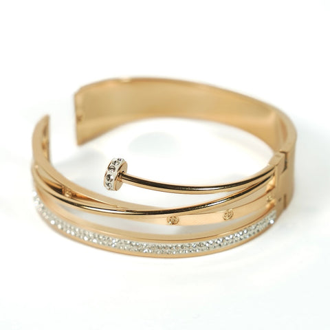 Twist Vibe Bracelet - 18k Gold Plated