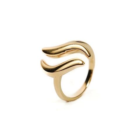 Nova Edge Ring - 18k Gold Plated
