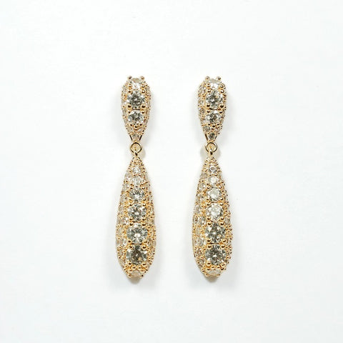 Dazz Diva Drop Earring - 18k Gold Plated