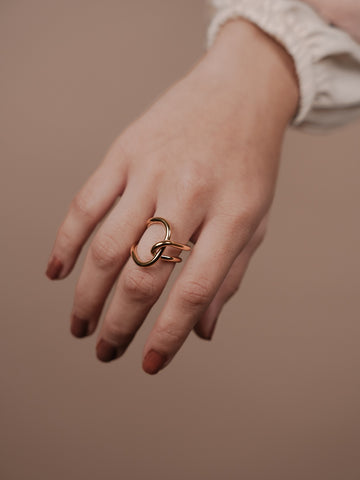 Spiral Chic Ring - 18k Gold Plated