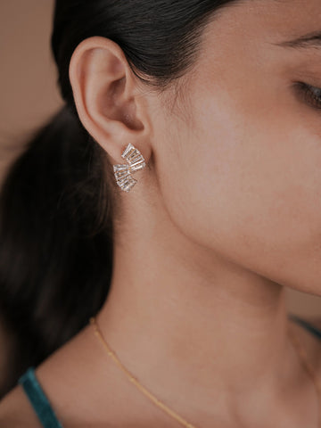 Tassel Gleam Earrings - 18k Gold Plated