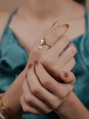 Sandy Spark Ring - 18k Gold Plated