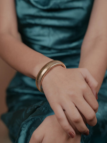 Metro Band Bracelet - 18k Gold Plated