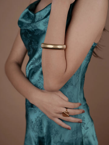 Metro Band Bracelet - 18k Gold Plated