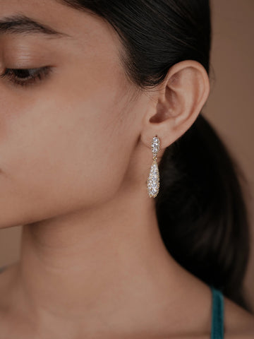 Dazz Diva Drop Earring - 18k Gold Plated