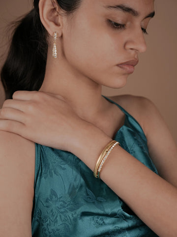 Dazz Diva Drop Earring - 18k Gold Plated