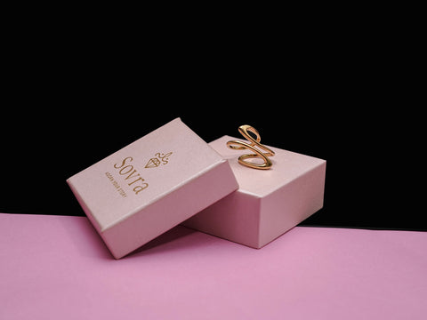 Double Wrap Ring - 18k Gold Plated
