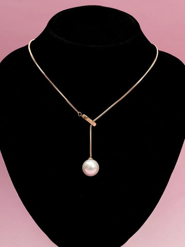 Starlit Solitaire Necklace - 18k Gold Plated