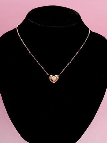 Nova Heart Necklace - 18k Gold Plated