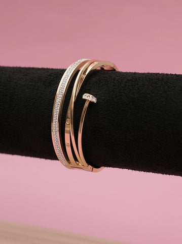 Twist Vibe Bracelet - 18k Gold Plated