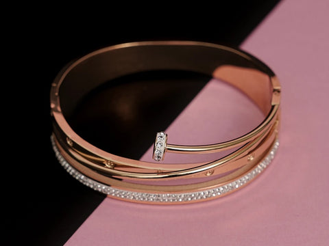 Twist Vibe Bracelet - 18k Gold Plated