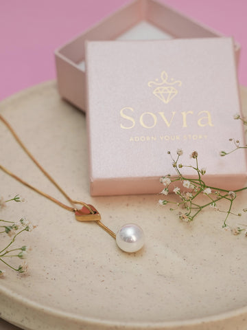 Starlit Solitaire Necklace - 18k Gold Plated