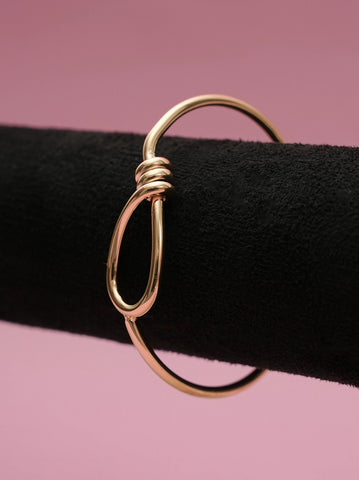 Bold Loop Bracelet - 18k Gold Plated
