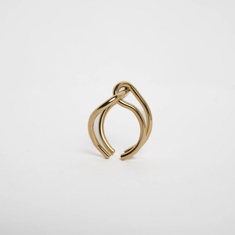 Spiral Chic Ring - 18k Gold Plated